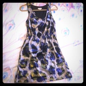 Satin Sleeveless Mesh Back Silence & Noise Dress M